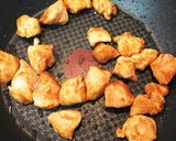 鶏肉とカラフル野菜の甘酢あん作り方4写真