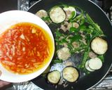 ラタトゥイユのパスタ♪簡単ナストマトツナ作り方7写真