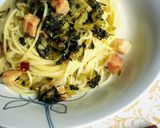 高菜とベーコンのパスタ!作り方6写真