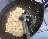 チャーハン(前日チキンカレー・リメーク)作り方5写真