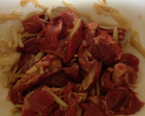 MECラム肉の和風ステーキ舞茸添え作り方1写真