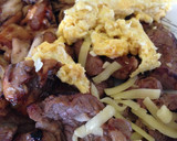 MECラム肉の和風ステーキ舞茸添え作り方5写真