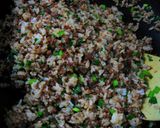 うまうま♡肉味噌ニラチャーハン作り方6写真