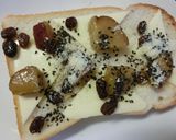 甘藷×レーズンの胡麻チーズトースト作り方5写真