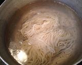 たっぷり香味野菜と梅と鶏肉の冷たいうどん作り方2写真