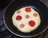 ホットケーキミックスで✨ピザパンケーキ作り方4写真