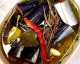 圧力鍋で！秋刀魚のコンフィ(オイル煮)作り方3写真