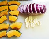 切って焼くだけ！鶏と野菜のオーブン焼き♪作り方2写真