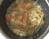 鶏ごぼう風ささ身とキンピラの炊き込みご飯作り方2写真