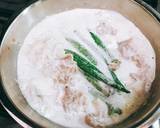 【夏の鍋】まるごとオクラと豚肉の豆乳鍋作り方1写真