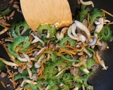 ゴーヤひき肉入りソーメンチャンプル作り方4写真
