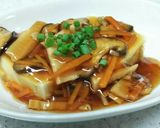 豆腐の簡単きのこあんかけ作り方5写真