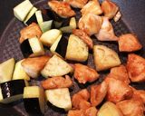 鶏肉とカラフル野菜の甘酢あん作り方5写真