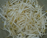 激安簡単おつまみ♪もやしの辛辛ナムル作り方1写真