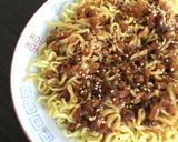 手抜きレトルト使用)ジャージャー焼そば作り方9写真