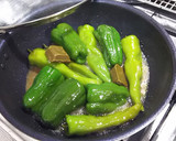 獅子唐とピーマンの焼き浸しカレー仕立て作り方3写真