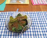 獅子唐とピーマンの焼き浸しカレー仕立て作り方4写真