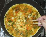 残り野菜の卵焼き♪簡単フライパンで作り方7写真