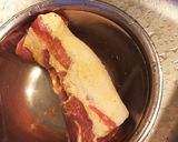 24時間で完成 塩抜きなしの燻製ベーコン作り方5写真