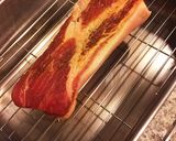 24時間で完成 塩抜きなしの燻製ベーコン作り方7写真