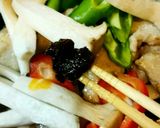 甘とうがらしと豚バラ肉のXO醤炒め作り方7写真