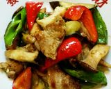 甘とうがらしと豚バラ肉のXO醤炒め作り方8写真