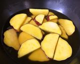 【材料3つ】さつまいも、簡単 甘煮、煮物作り方3写真