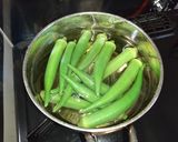 お父さんのオクラおかか和え作り方1写真