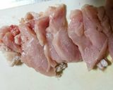 節約！鶏胸肉の青しそチーズ焼き作り方2写真
