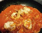 ガーリック☆トマトソースの鶏肉炒め作り方4写真