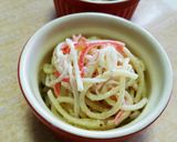 節約1品☆カニカマ＆粒マスのスパサラダ＊作り方3写真