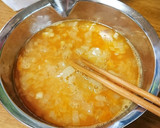 とろんちょ玉ねぎ卵焼き釜揚げしらす餡掛け作り方2写真