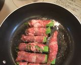 ☆オクラの牛肉巻き巻き☆作り方3写真