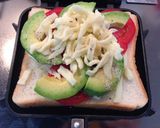 アボカド&トマトのホットサンド作り方3写真