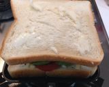 アボカド&トマトのホットサンド作り方4写真