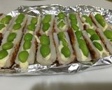 お弁当おつまみに枝豆とちくわのチーズ焼き作り方3写真