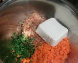 ピーマンと人参入り豆腐鶏バーグ★離乳食完了期作り方3写真