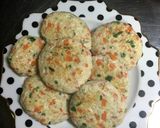 ピーマンと人参入り豆腐鶏バーグ★離乳食完了期作り方6写真