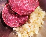 ニラ&ねぎソースのさっぱり和風ハンバーグ作り方3写真
