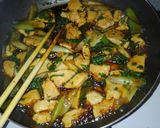 ご飯に！鶏むね肉と長ネギの大葉 照り焼き作り方10写真