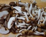 ごぼうと椎茸 しめじとおからの とろみ煮作り方1写真