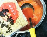 鍋の残りで♪リメイク！濃厚トマトラーメン作り方2写真