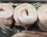 厚切り豚バラ肉の糸巻き炒め煮作り方6写真