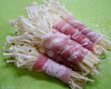 簡単！エノキの肉巻きの梅すき焼き作り方1写真