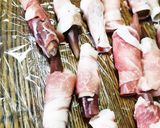 ミョウガの豚肉巻き作り方1写真