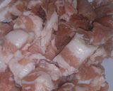 息子のお弁当スープジャーで熱々麻婆豆腐作り方2写真