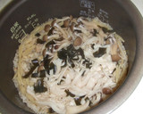 あさりの炊き込みご飯　きのこたっぷり＾＾作り方5写真