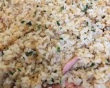 香ばしい♡いかの塩辛バター炒飯♪作り方5写真