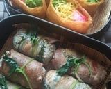 運動会に♪肉まきおにぎり&カラフルいなり作り方15写真