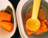 人参とピーマンのパンケーキ☆離乳食 １歳作り方4写真